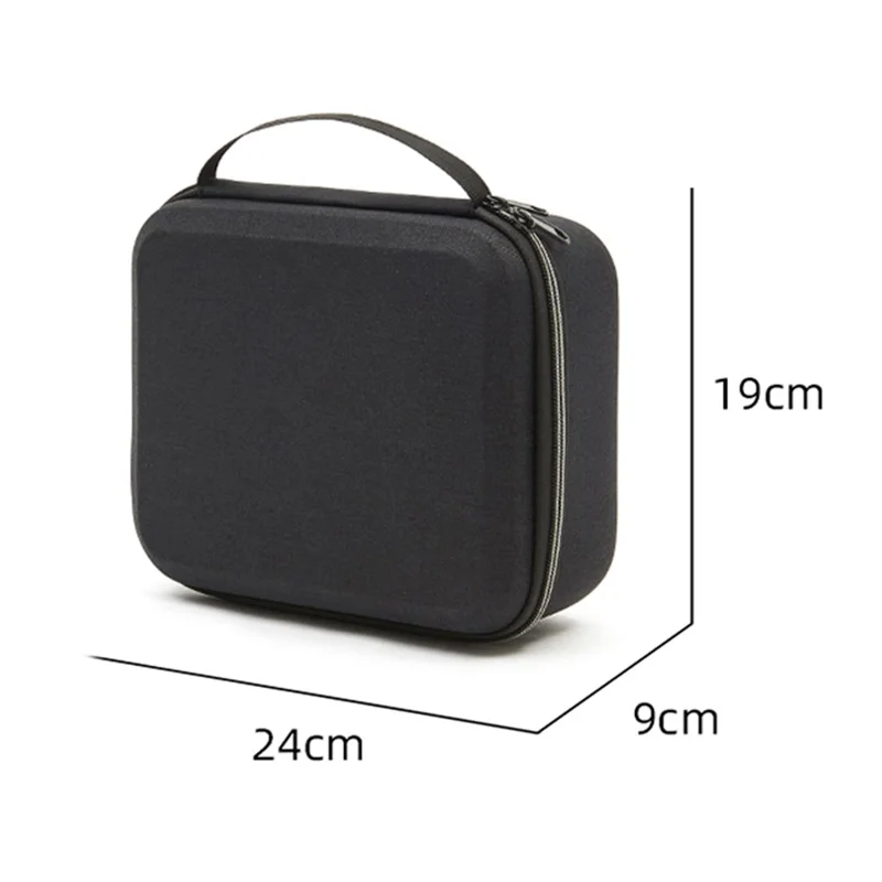 Portable Shockproof Storage Bag Carrying Case for DJI OM 5 Handheld Gimbal Accessories - Black/Black Liner