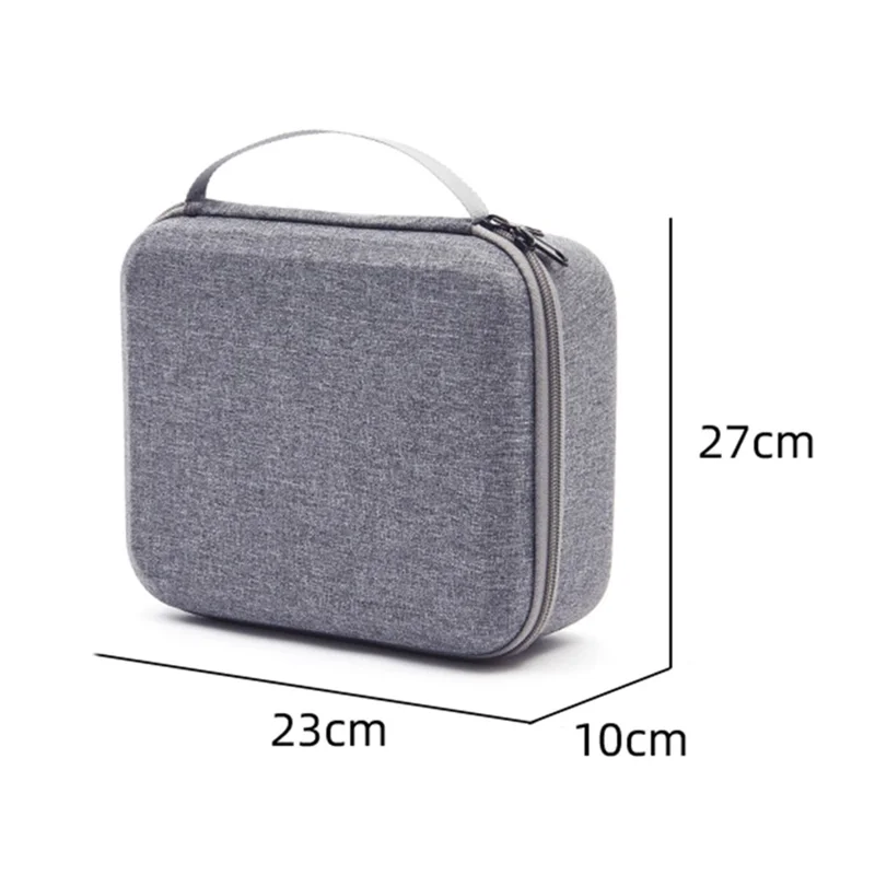 Portable Shockproof Storage Bag Carrying Case for DJI OM 5 Handheld Gimbal Accessories - Grey/Black Liner