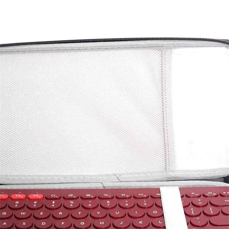 Portable Protective Storage Bag for Logitech K380 K810 K811 Wireless Bluetooth-compatible Keyboard - Grey