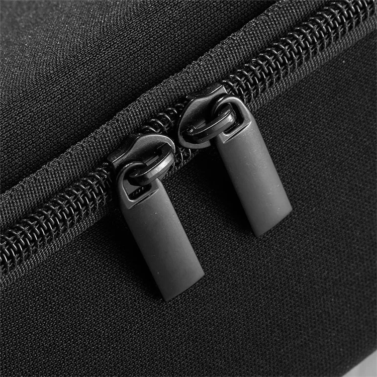 For JBL Flip 7 / Flip 6 / Flip 5 / Flip 4 Rectangle Shockproof Carrying Case Bluetooth-Compatible Speaker Storage Bag - Black
