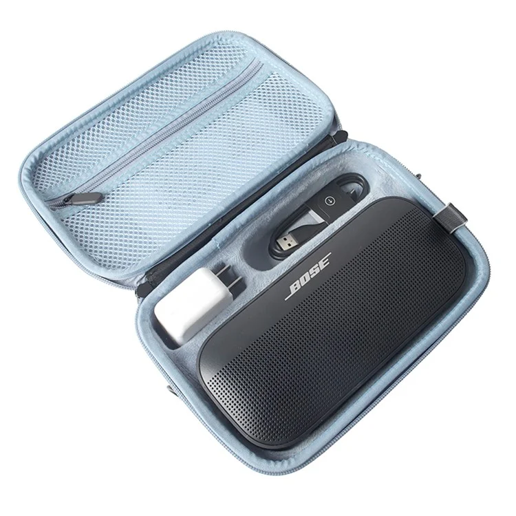 Для Bose Soundlink Shock-rose Box Dust-resystaintaint Scieker Case Sack с Плечевым Ремнем - Черный / Синий