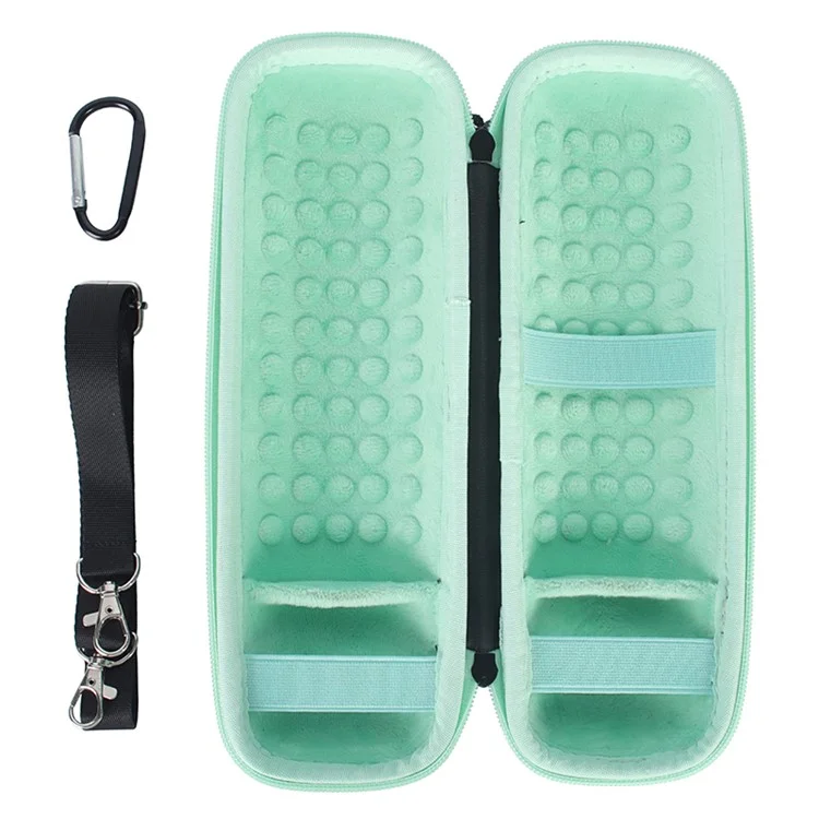 For JBL Flip 6/Flip 5/Flip 4 Portable Shockproof Carrying Case Bluetooth-compatible Speaker Storage Bag - Black/Green