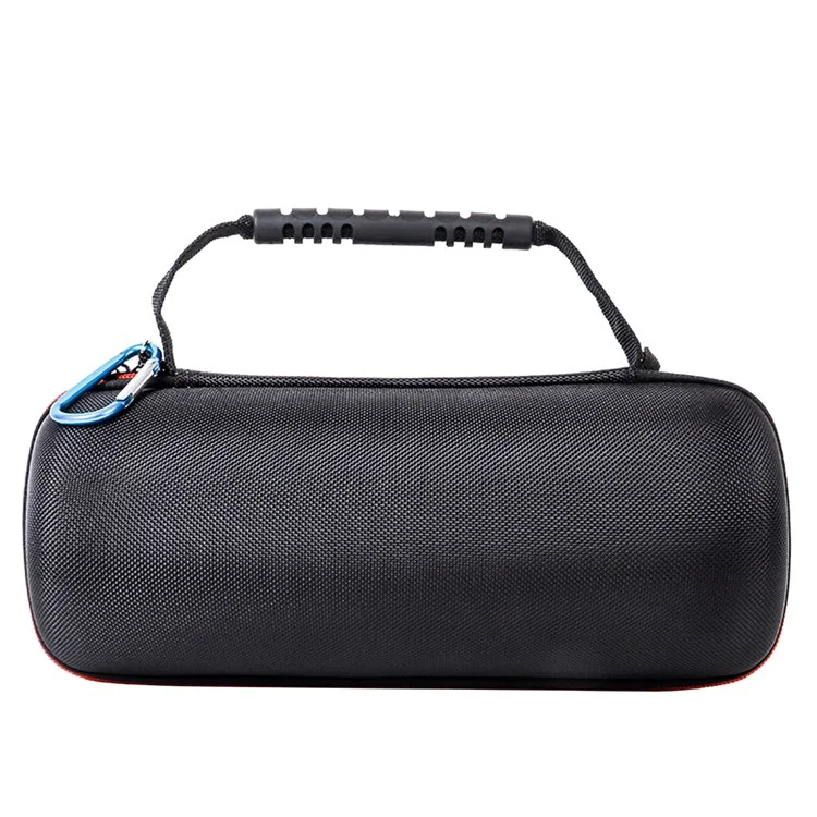 Для JBL Pulse4 EVA Case Case Bluetooth-динамик Против Защитного Покрытия с Плечевым Ремнем и Карабинером - Черный / Серый