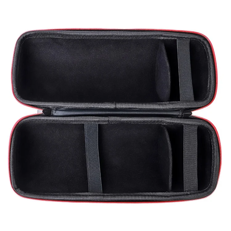 Para JBL Pulse4 Bolsa de almacenamiento a prueba de golpes con correa para el hombro Bluetooth Speaker Funda de transporte - Cuadrícula negra