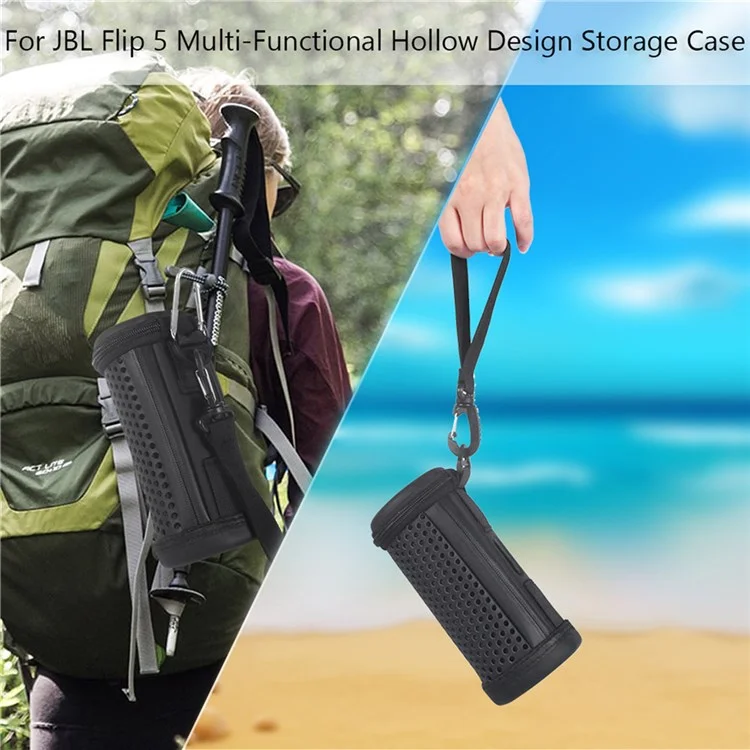 Bolsa de Almacenamiento para el Altavoz Portátil Inalámbrico Bluetooth JBL Flip 6/5 Bolsa de Transporte con Recorte