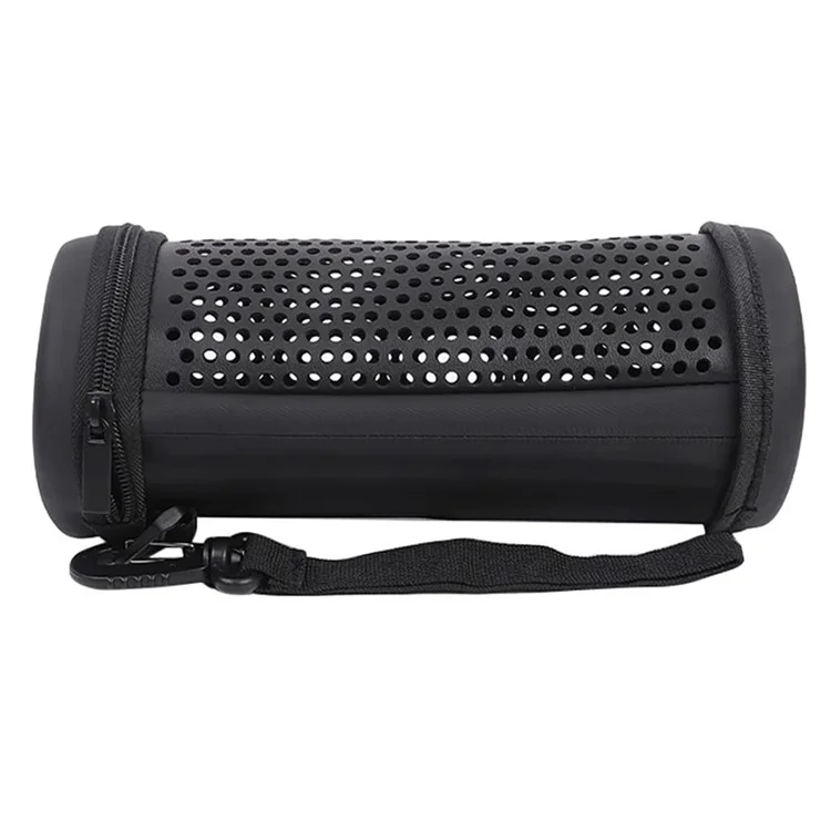 For Logitech UE Megaboom 3 EVA+PU Leather Hollow Out Carrying Case Bluetooth Speaker Shockproof Zipper Storage Bag