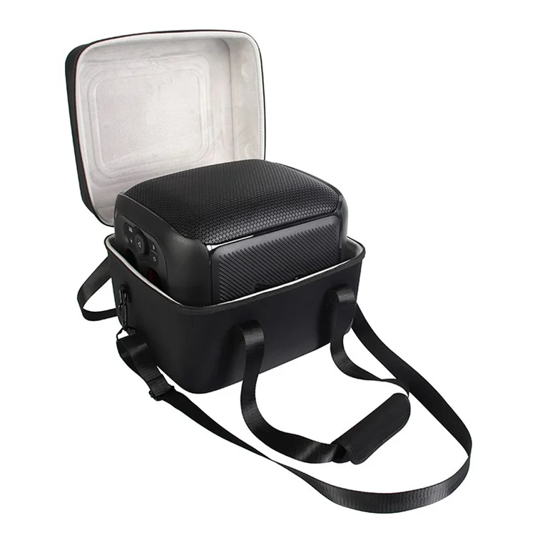 Bolsa de almacenamiento dura EVA para JBL Partybox Encore Essential, caja de transporte portátil a prueba de golpes con correa para el hombro - Gris