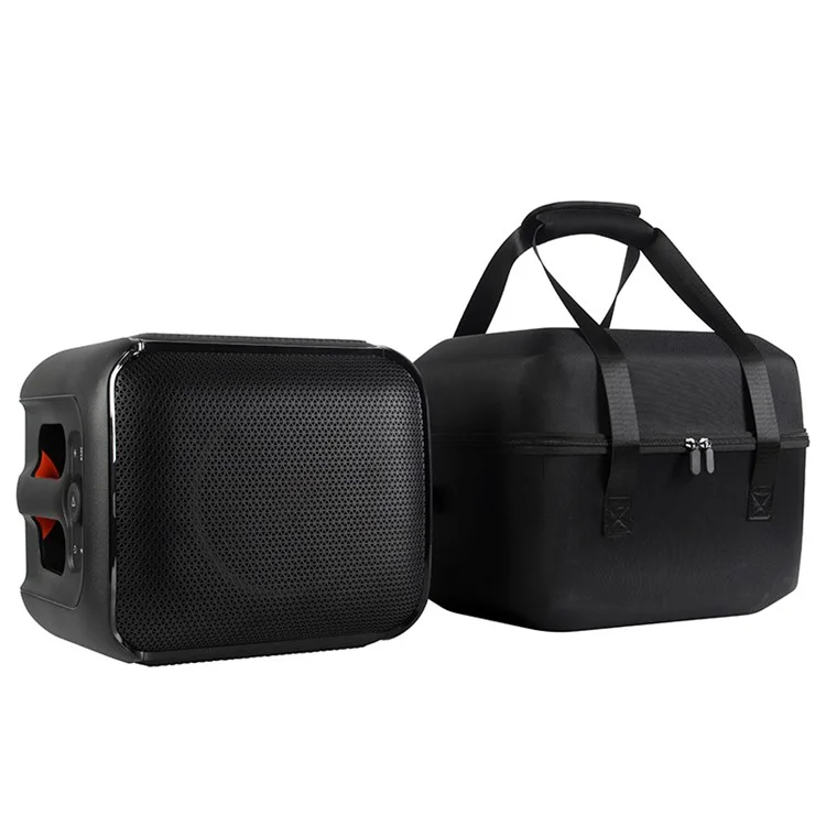 For JBL PartyBox Encore Essential Speaker Carrying Case Portable Storage Bag with Microphone Pouch - Black / Grey