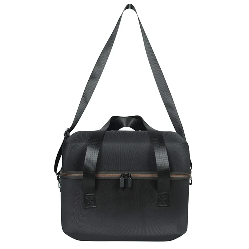 For JBL PartyBox Encore Essential Speaker Carrying Case Portable Storage Bag with Microphone Pouch - Black / Orange