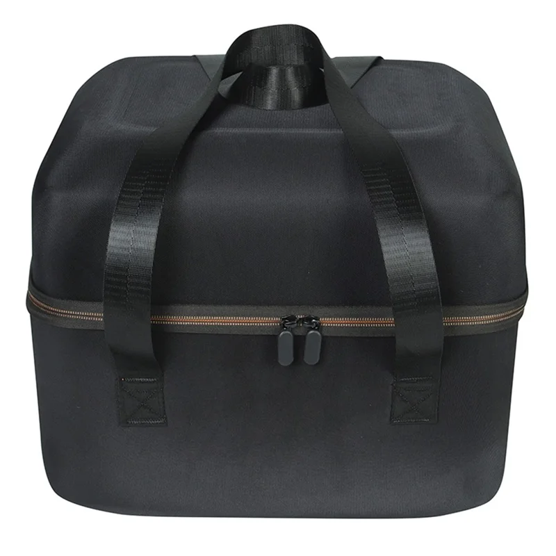 For JBL PartyBox Encore Essential Speaker Carrying Case Portable Storage Bag with Microphone Pouch - Black / Orange