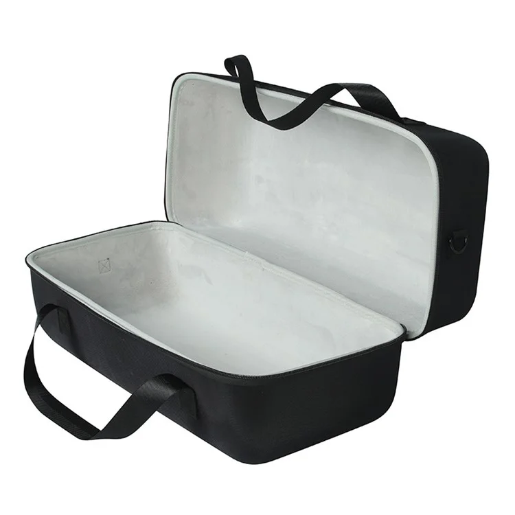 pour JBL PartyBox On-The-Go Sac de rangement dur et antichoc en EVA avec sac à microphone - Gris