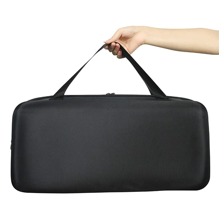 pour JBL PartyBox On-The-Go Sac de rangement dur et antichoc en EVA avec sac à microphone - Gris