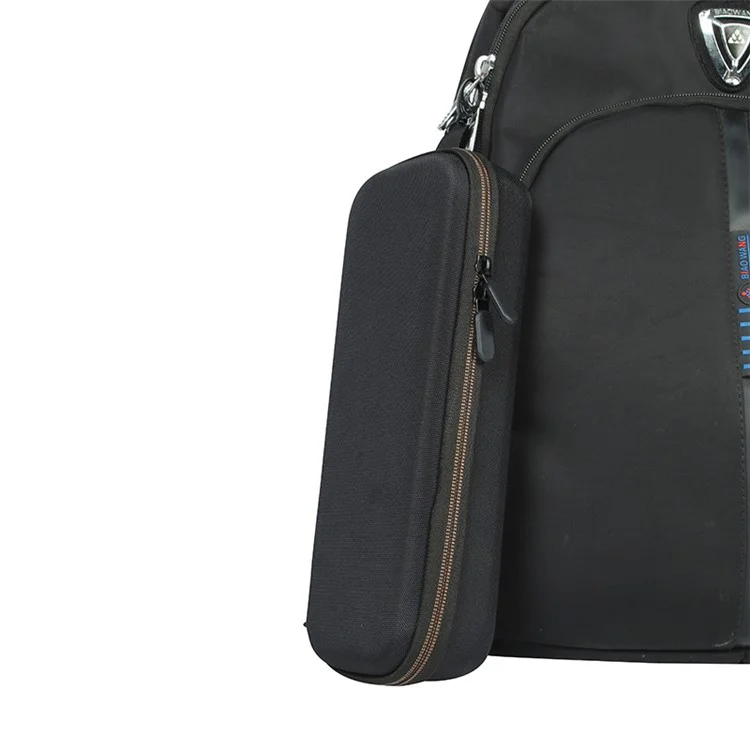 pour JBL PartyBox On-The-Go Sac de rangement dur et antichoc en EVA avec sac à microphone - Gris