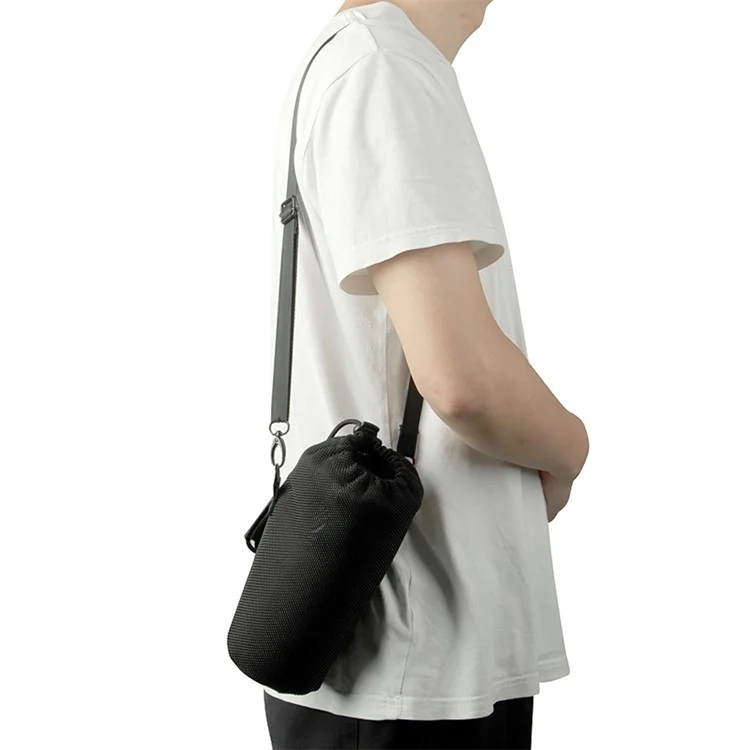 For JBL Pulse4 / 3 Drawstring Design Mesh Carrying Pouch Bluetooth-compatible Speaker Protective Sleeve Crossbody Bag
