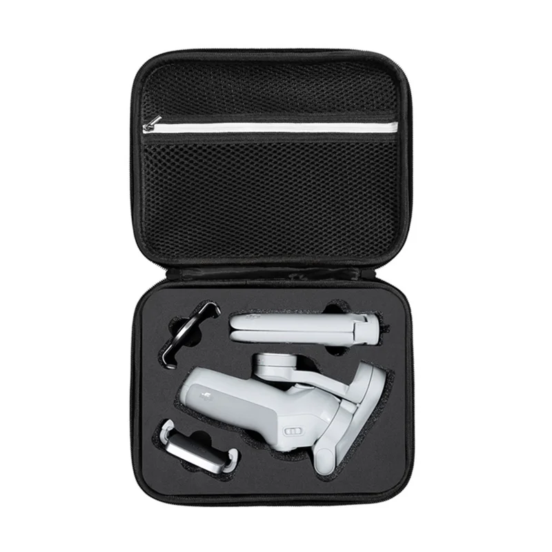 For DJI Osmo Mobile SE Shockproof Carrying Bag Portable Storage Case with Handle - Black