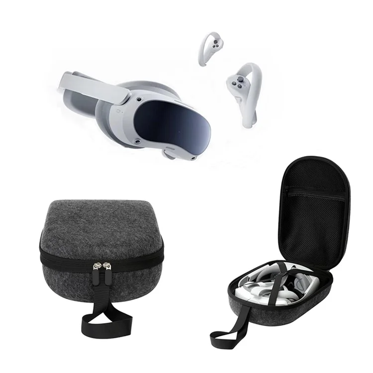 Travel Case For Pico 4 VR VR Gaming Headset Carrying Case Portable Felt Shell Bag Protective Storage Box