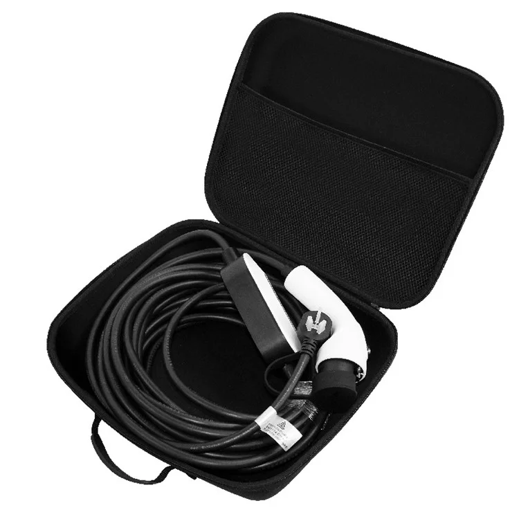 Elektroauto-Ladewerkzeuge Jumper Cable Storage Bag Oxford Cloth+EVA Stoßfestes Reißverschluss-Trageetui