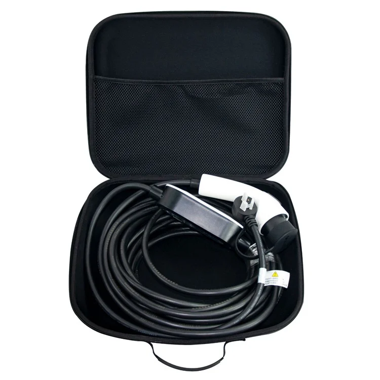 Elektroauto-Ladewerkzeuge Jumper Cable Storage Bag Oxford Cloth+EVA Stoßfestes Reißverschluss-Trageetui