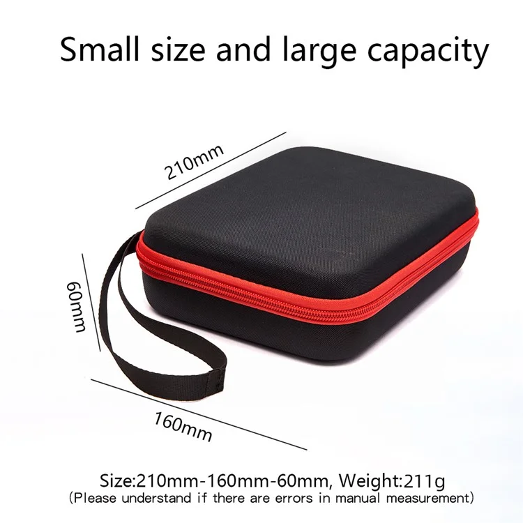 Pour Insta360 Flow Portable Storage Bag EVA Hardshell Gimbal Stabilizer Carrying Case - Noir