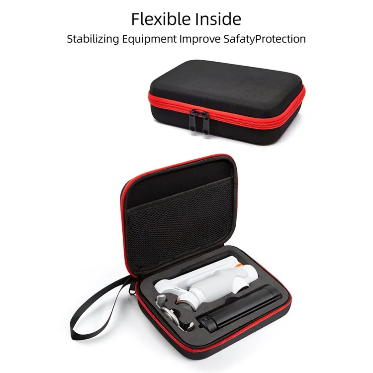 Pour Insta360 Flow Portable Storage Bag EVA Hardshell Gimbal Stabilizer Carrying Case - Noir