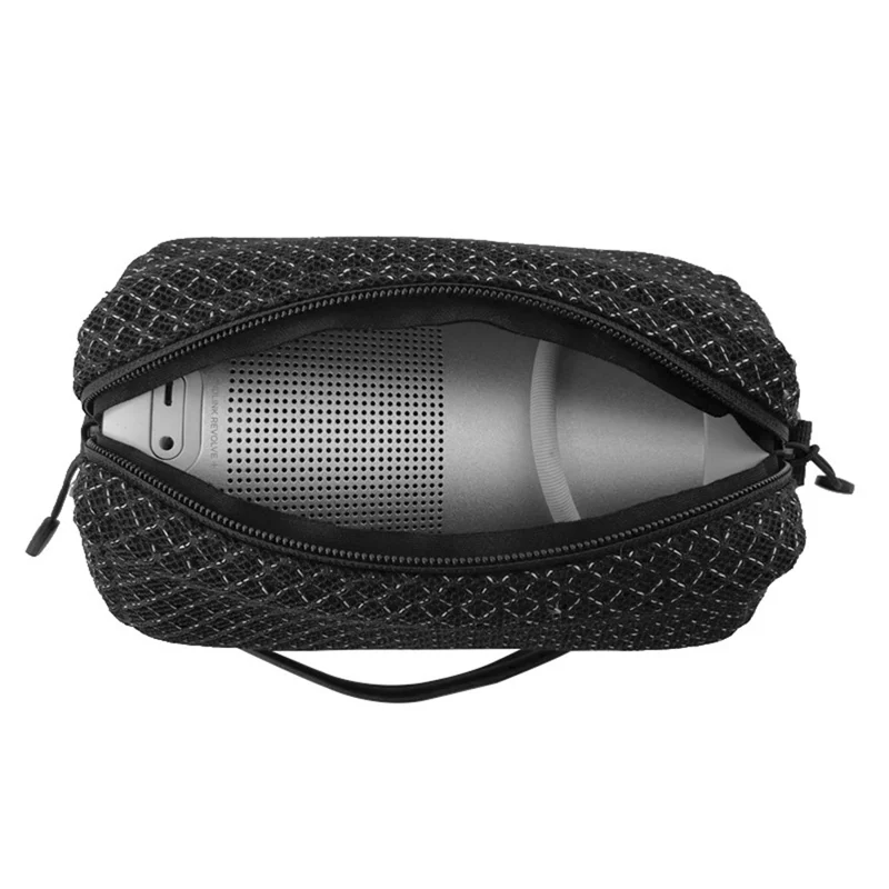 For Bose SoundLink Revolve+ / Revolve+ II Soft Mesh Bag Speaker Storage Pouch Case (Handheld Style)