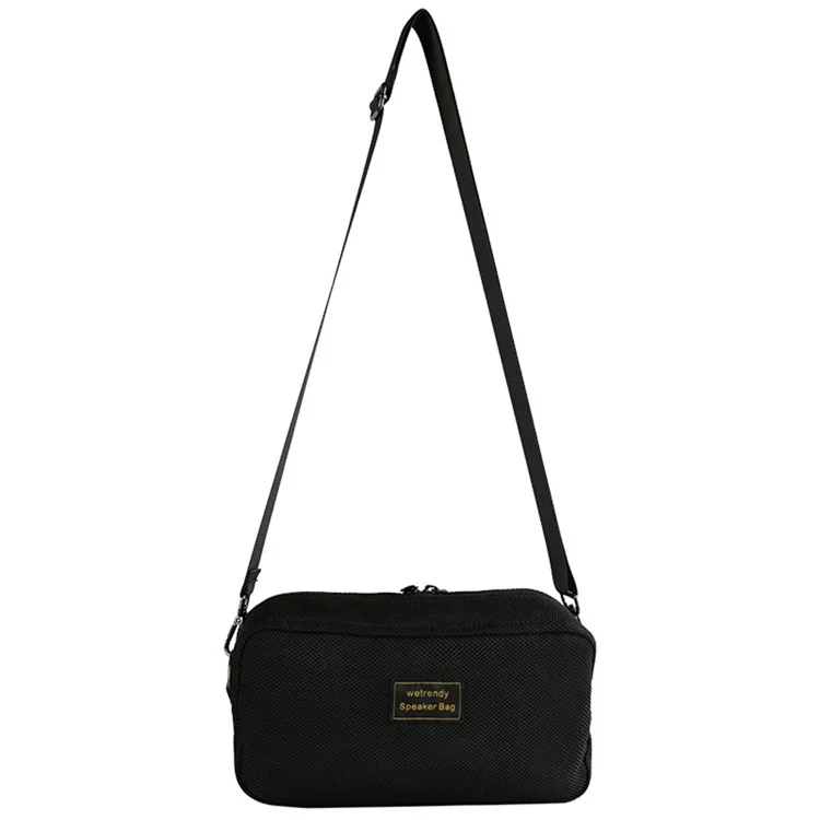 For Marshall Middleton Bluetooth-compatible Speaker Carrying Bag Mesh Cloth Pouch with Short Strap and Shoulder Strap