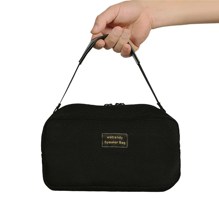 For Marshall Middleton Bluetooth-compatible Speaker Carrying Bag Mesh Cloth Pouch with Short Strap and Shoulder Strap