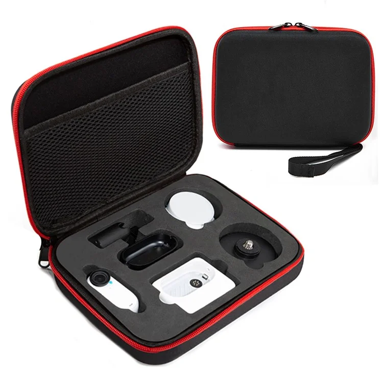 Para Insta360 Go 3 / Go 3S Câmera Organizador de Caso Protetor Ant Cloth+EVA Storage Bag - Preto