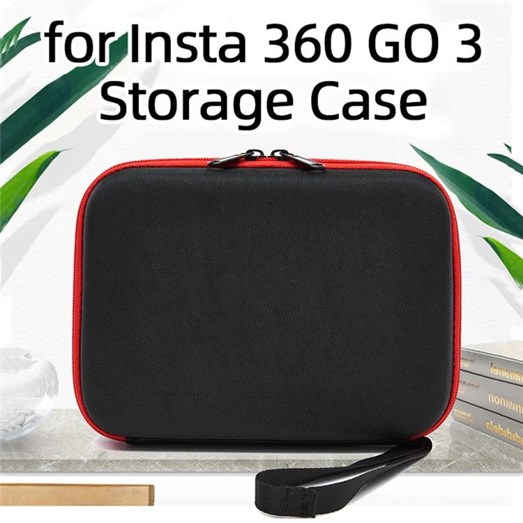 Para Insta360 Go 3 / Go 3S Câmera Organizador de Caso Protetor Ant Cloth+EVA Storage Bag - Preto