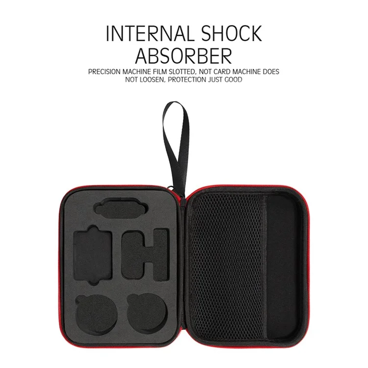 Para Insta360 Go 3 / Go 3S Câmera Organizador de Caso Protetor Ant Cloth+EVA Storage Bag - Preto