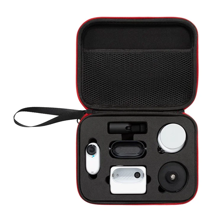 Para Insta360 Go 3 / Go 3S Câmera Organizador de Caso Protetor Ant Cloth+EVA Storage Bag - Preto