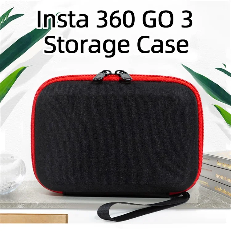 Carrying Case for Insta360 Go 3 / Go 3S Storage Bag Ant Cloth+EVA Mini Protective Case - Black