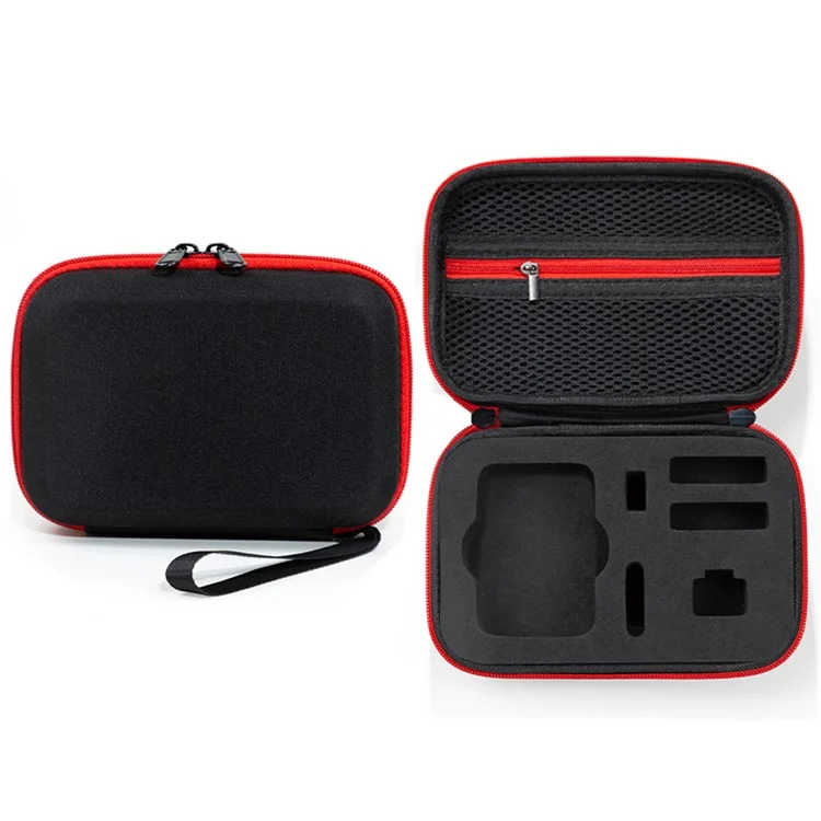 For DJI Action 5 Pro / 4 / 3 Sports Camera Portable EVA Storage Bag Shockproof Carrying Case - Black