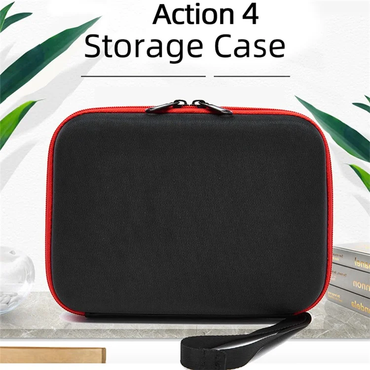 For DJI Action 5 Pro / 4 / 3 Portable Sports Camera Storage Bag Shockproof EVA Carrying Case - Black