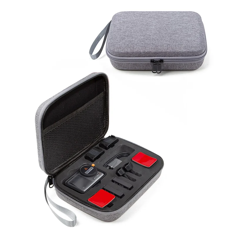 For DJI Action 5 Pro / 4 / 3 Portable Sports Camera Storage Bag Shockproof EVA Carrying Case - Grey