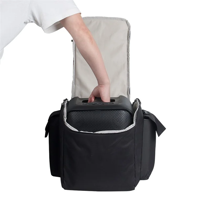 For JBL PartyBox Encore Essential Bluetooth-compatible Speaker Crossbody Bag Polyester Cloth Soft Storage Bag