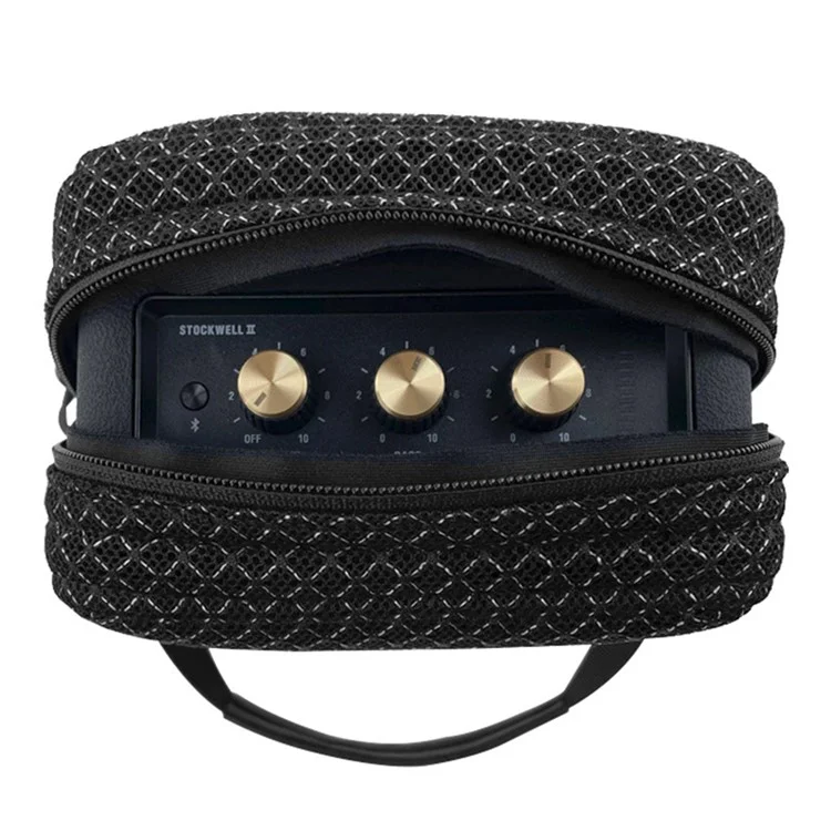 For Marshall STOCKWELL II Portable Bluetooth Speaker Mesh Cloth Storage Bag with Handle Strap