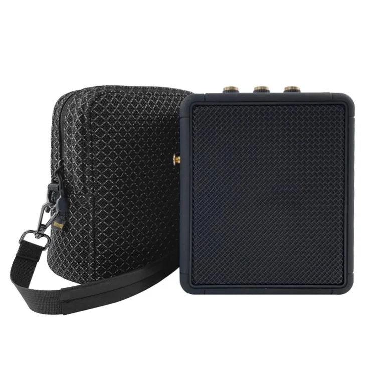 For Marshall STOCKWELL II Portable Bluetooth Speaker Mesh Cloth Storage Bag with Handle Strap