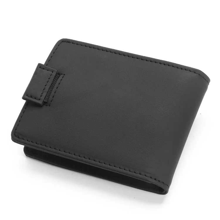 GUBINTU 751 Multi-functional Crazy Horse Texture Top Layer Genuine Leather Wallet with Card Slots - Black