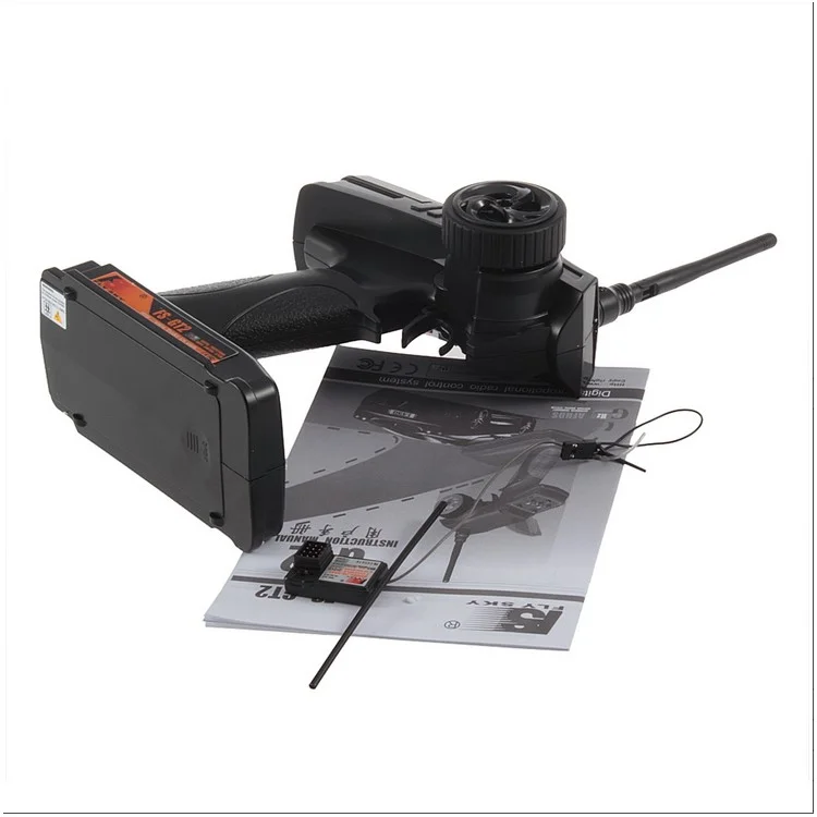 FLYSKY FS-GT2 2.4G 2CH Radio Model Transmitter and Receiver for RC Car Boat