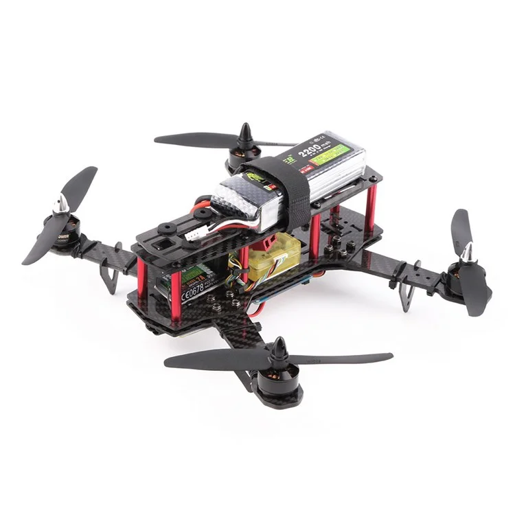 OCDAY Carbon Fiber QAV250 4-Axis Quadcopter Ready-to-fly Combo with Remote Control Flight Control Battery Motor ESC etc