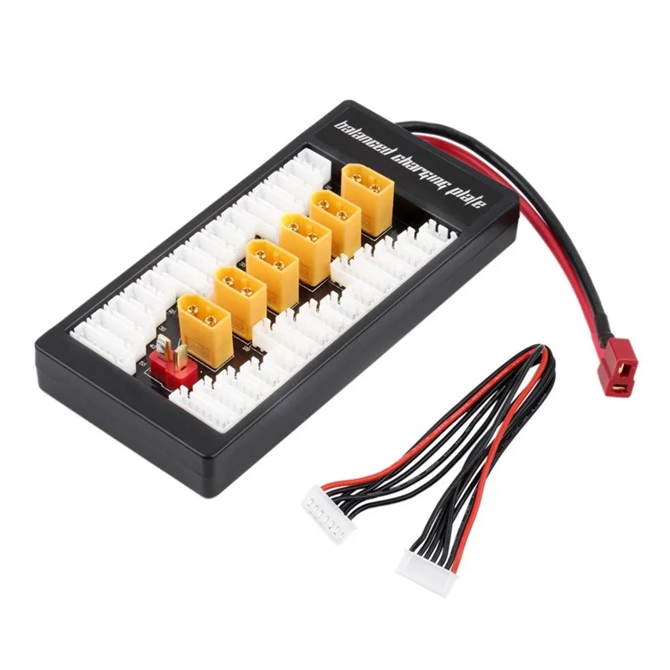 Parallel Charging Balance Board for IMAX B6 B8 Battery Charger XT60 Plug