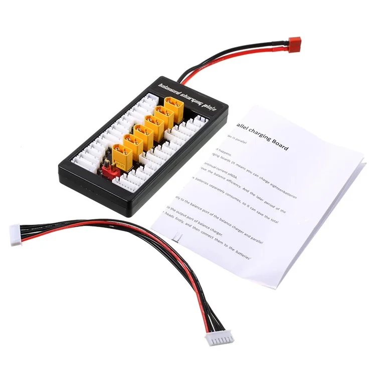 Parallel Charging Board for IMAX B6 B8 Charger 2-6S XT60 Plug LiPo Battery