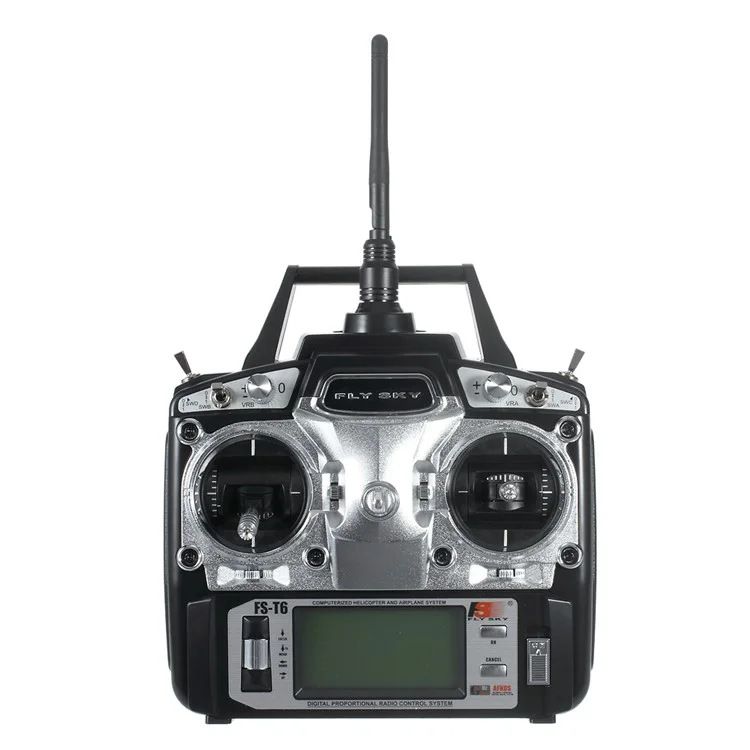 FLYSKY FS-T6 Transmitter and Receiver 2.4Ghz 6CH AFHDS for RC Helicopter Quadcopter