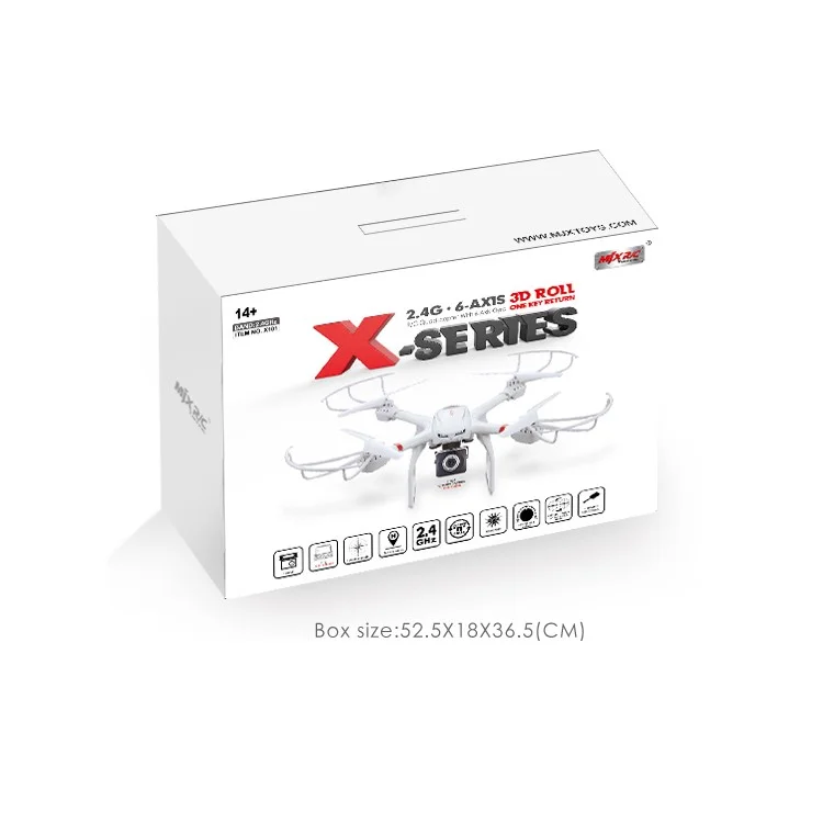 MJX Professional Drone X101 Quadcopter 2.4G 6 Axis RC Helicopter Drone (Without Camera)