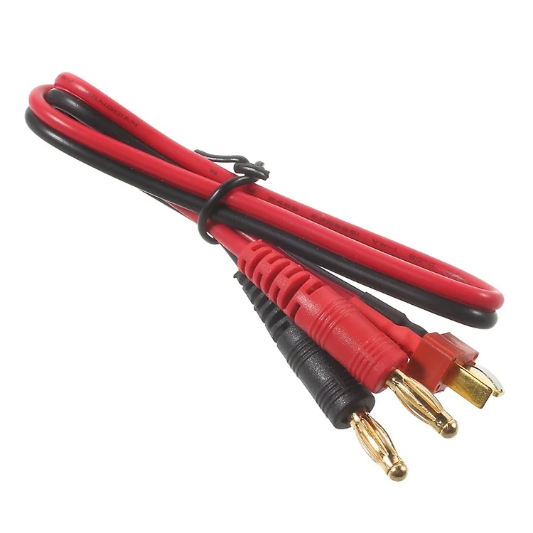 RC Connector Cable T Plug to 4mm Banana Connector for IMAX B6 Chargers B6AC B8