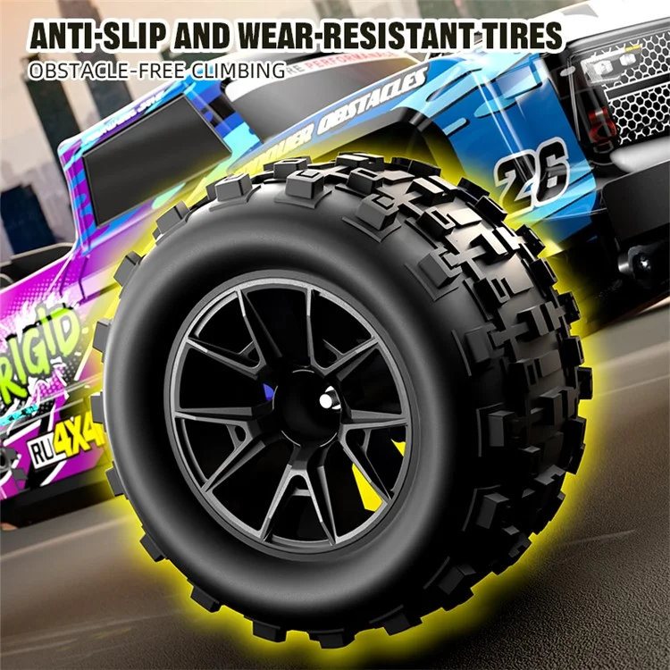 C8803 High-Speed Brushless 4WD Remote Control Car Alloy Simulation Off-Road Vehicle Toy, 1 Battery
