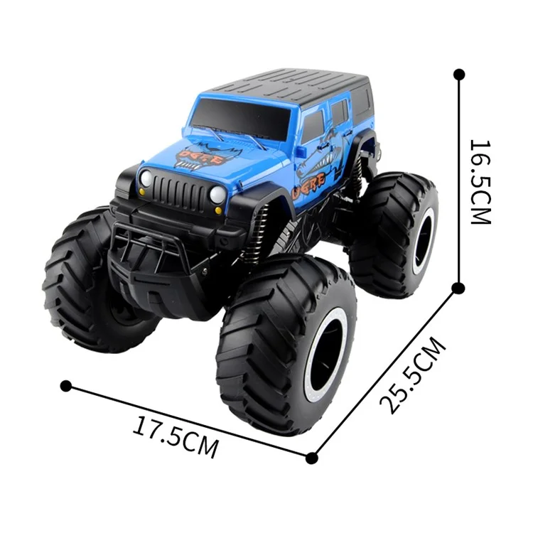P127 Big Wheel Tresping Vehículo Todoterreno Alimto de Control Remoto Toy Kids Toy - Estilo A / Azul