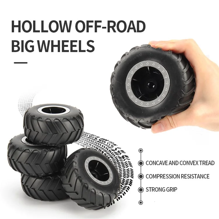 P127 Big Wheel Tresping Vehículo Todoterreno Alimto de Control Remoto Toy Kids Toy - Estilo A / Azul