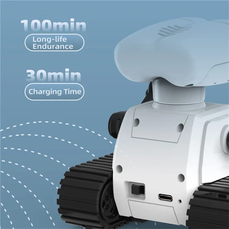 S018 Mini Controle Remoto Programação Robot Music Light Pattern Switching Smart Robot Toy